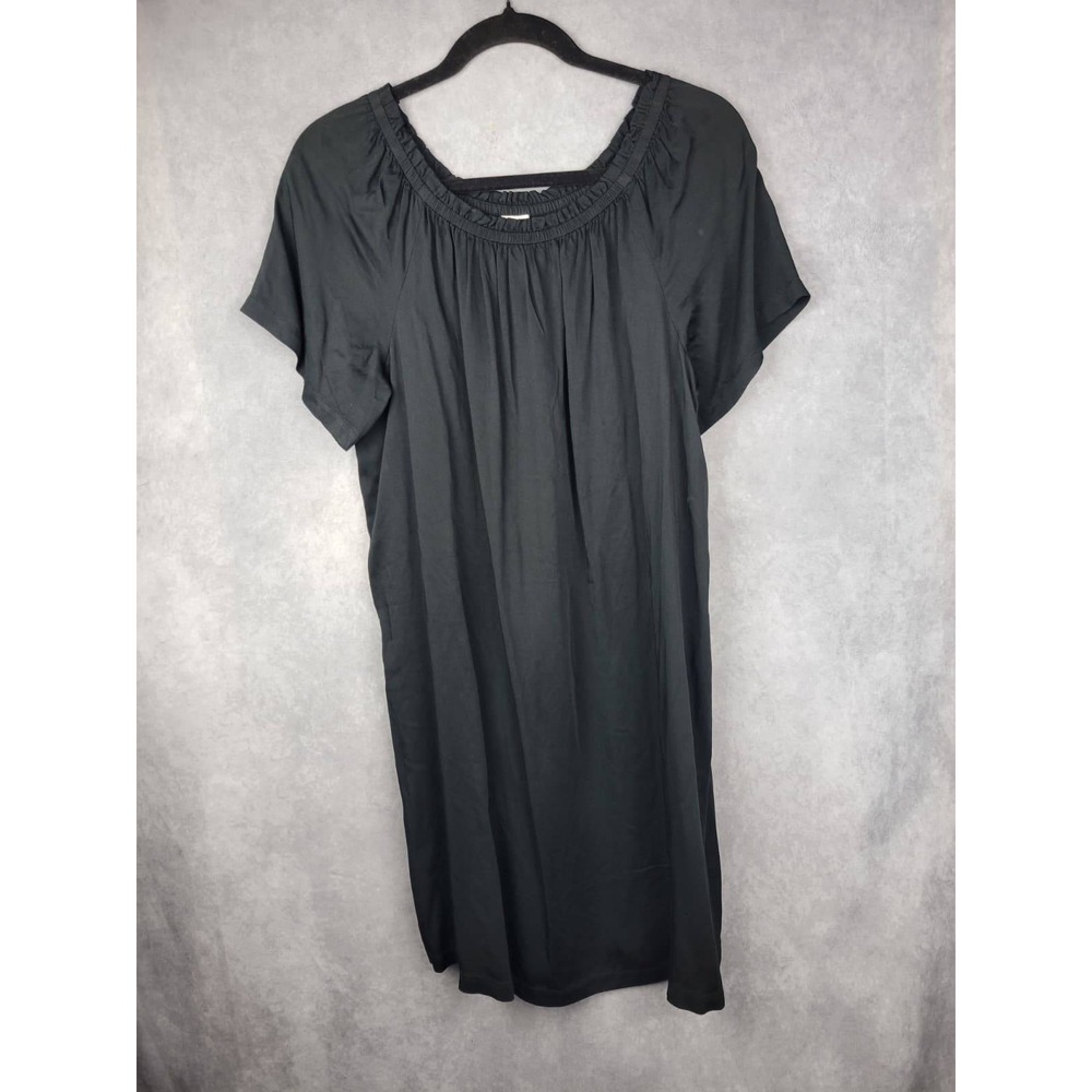 J Jill Blackâ Petite Off The Shoulder Smocked Neckline Short Sleeve Dress